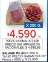 X$ - SALAME MILÁN