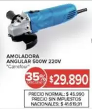Carrefour - AMOLADORA ANGULAR 500W 220V