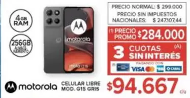 Motorola - G15 GRIS