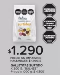 X$ - GALLETITAS SURTIDO