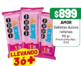 Amor - Galletas dulces rellenas