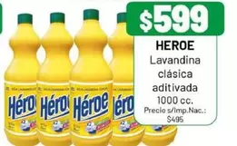Heroe - Lavandina clásica aditivada