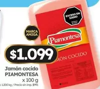 Piamontesa - Jamón cocido