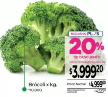X$ - Brócoli x kg