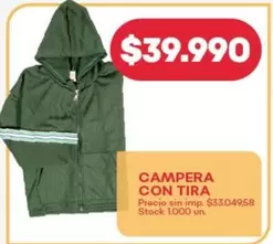 CAMPERA CON TIRA