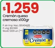 X$ - Cremón queso cremoso