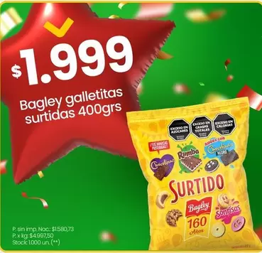 Bagley - Galletitas Surtidas