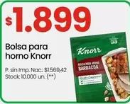 Knorr - Bolsa para horno