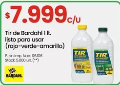 Bardahl - Tir de  1 lt.