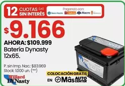 Batería Dynasty