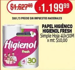 Higienol - PAPEL HIGIÉNICO