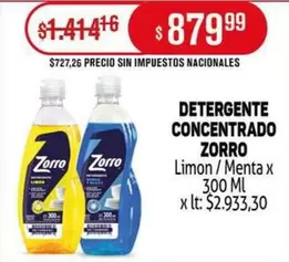 Zorro - DETERGENTE CONCENTRADO