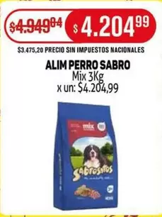 X$ - ALIM PERRO SABRO