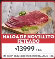 X$ - NALGA DE NOVILLITO FETEADO