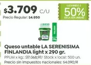 Finlandia - Queso untable FINLANDIA light