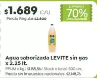 Levité - Agua saborizada sin gas