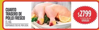 CUARTO TRASERO DE POLLO FRESCO