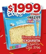 Exquisita - Bizcochuelo
