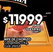 X$ - BIFE DE CHORIZO