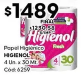 Higienol - Papel Higiénico