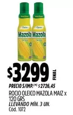 Mazola - ROCIO OLEICO MAIZ