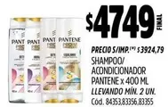 Pantene - SHAMPOO/ACONDICIONADOR