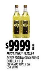 Ecoliva - OLIVA BLEND BOTELLA x 1 LT