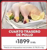 X$ - CUARTO TRASERO DE POLLO