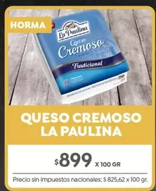 La paulina - QUESO CREMOSO