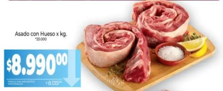 X$ - Asado con Hueso x kg.
