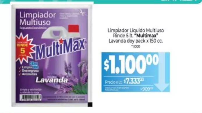 Multimax - Limpiador Liquido Multiuso