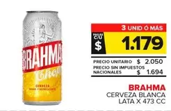 Brahma - Cerveza Blanca 
