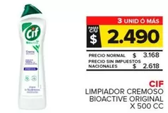 Cif - Limpiador Cremoso Bioactive Original