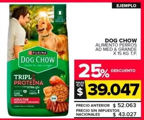 Dog Chow - Alimento Perros Ad Med & Grande 