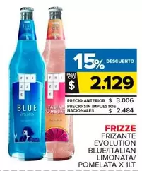 Frizzé - Frizante Evolution Blue/Italian Limonata/Pomelata
