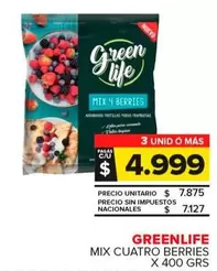 Green Life - Mix Cuatro Berries