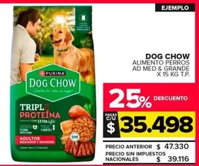 Dog Chow - Alimento Perros Ad Med & Grande