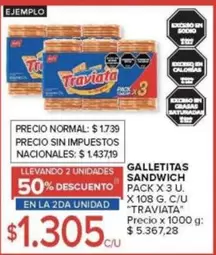 Traviata - GALLETITAS SANDWICH
