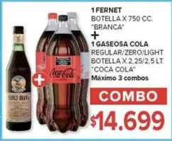 Coca cola - FERNET + GASEOSA COLA