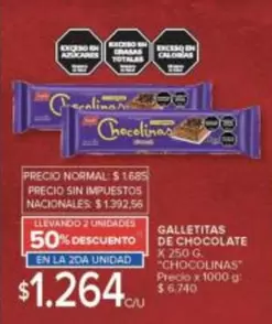 chocolinas - GALLETITAS DE CHOCOLATE