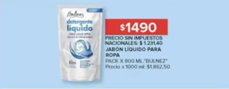 X$ - Detergente Liquido