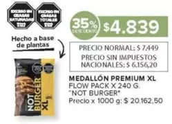 Not - MEDALLÓN PREMIUM XL