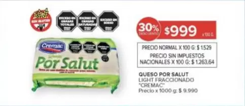 Cremac - Por Salut Light Fraccionado