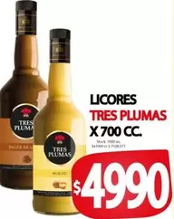 X$ - TRES PLUMAS