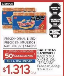 Traviata - GALLETITAS SANDWICH
