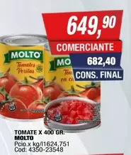 Molto - TOMATE X 400 GR.