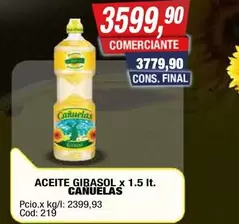 X$ - ACEITE GIBASOL