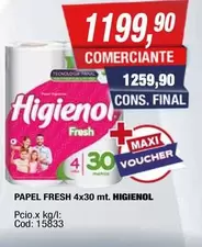 Higienol - FRESH 4x30 mt