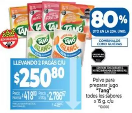 Tang - Polvo para preparar jugo