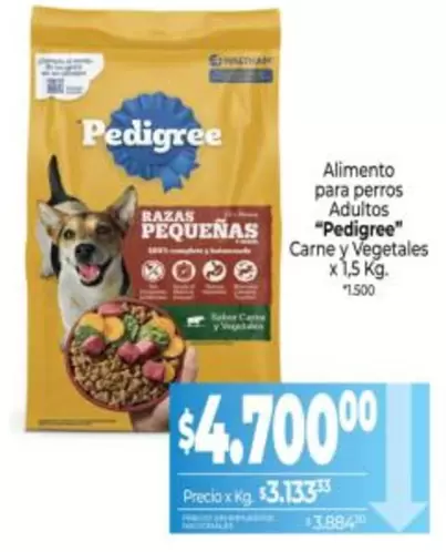 Pedigree - Carne y Vegetales